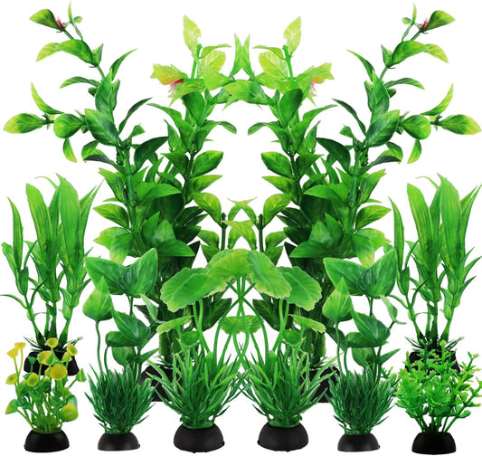 Fish Tank Accessories Green Plants
