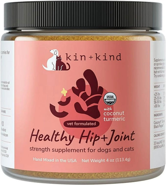 kin+kind Hip+Joint Supplement Dogs & Cats - 4 oz